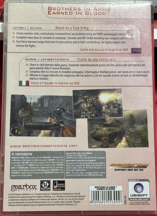 PC Games Doom 3 & Brothers in Arms Earned in Blood