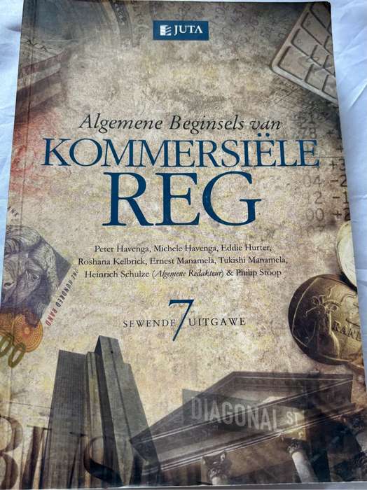 Kommersiele Reg Algemene Begunsels 7de Uitgawe Peter Havenga, Michele Havenga