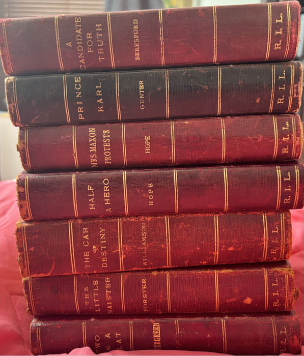 Antique Book Collection x 7 1st Editions 1901-1913 books