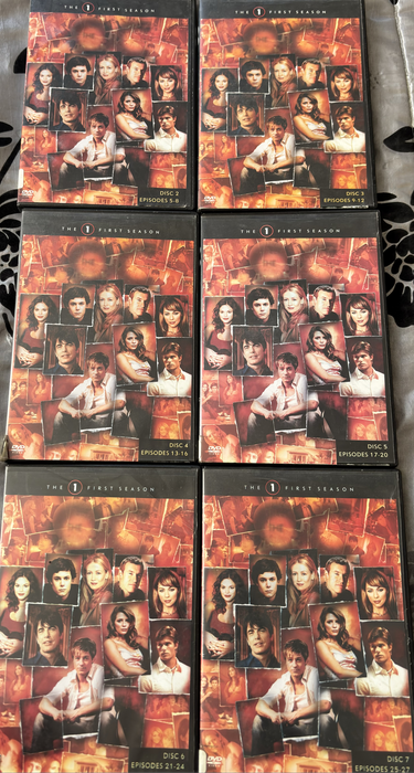 The OC 1st Season disc 2-7, 2nd season disc 5, Heroes Season 1
