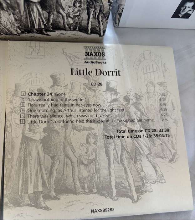 28 CDs Charles Dickens Little Dorrit The Complete Classics Read by Anton Lesser