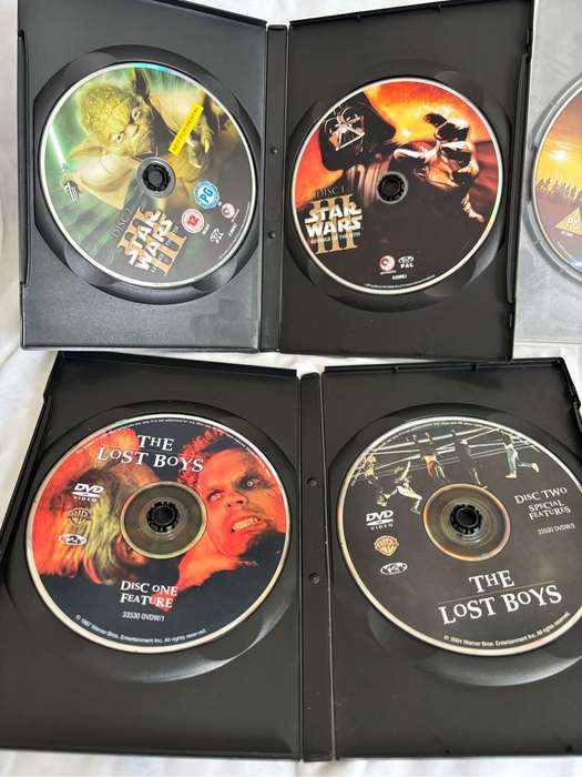 Star Wars 2 and 3 Double Discs and The Lost Boys Combo DVD