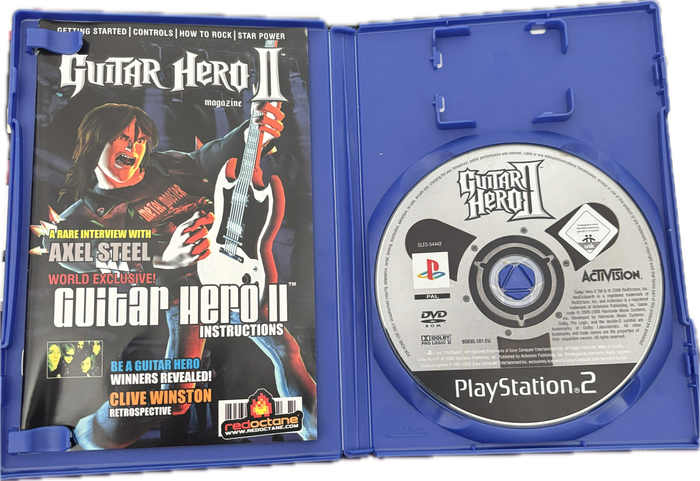 PlayStation 2 Guitar Hero 2 in Box Game and Guitar Controller
