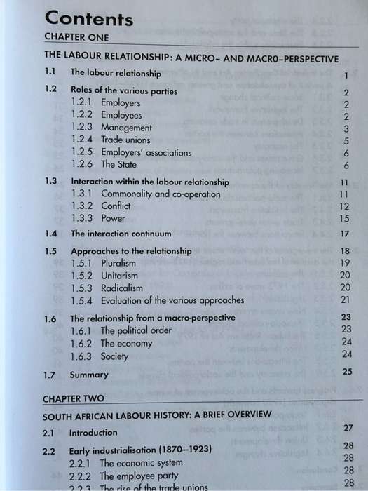 The Basics of Labour Relations Sonia Bendix