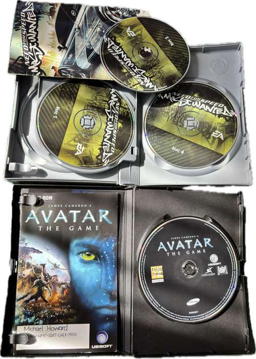 PC Games x 2, Need for Speed Most Wanted & Avatar