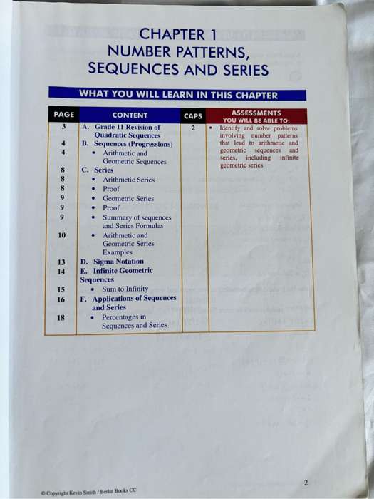 Maths Handbook and Study Guide Grade 12 by Kevin Smith Comprehensive Caps  Compliant
