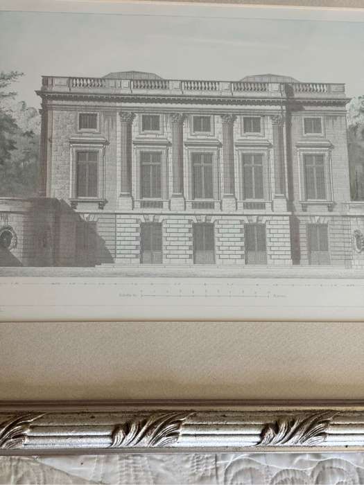 Museum Architectural Art Print Palais du Pitit Trianon by E Obermayer