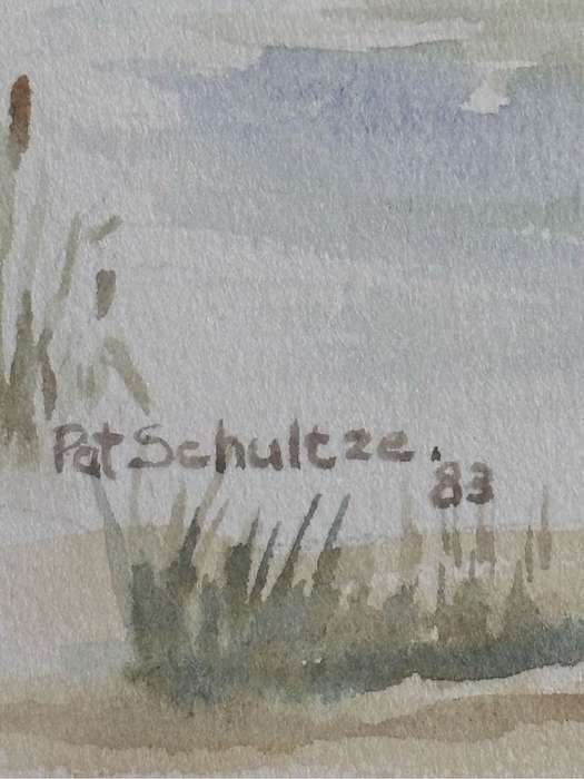 Painting by Pat Schultze Watercolour 24cm x 17cm without frame