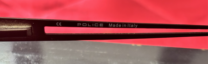 Police Eyewear Glasses Frame Only made in Italy