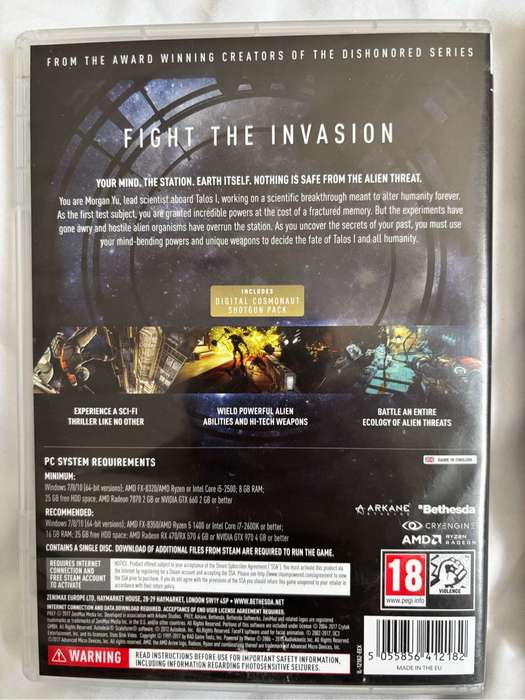 PC DVD Prey and Assassins Creed 2 Combo Games
