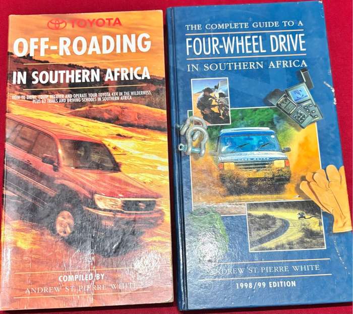 Two books Four-Wheel Drive and Off-Roading in South Africa
