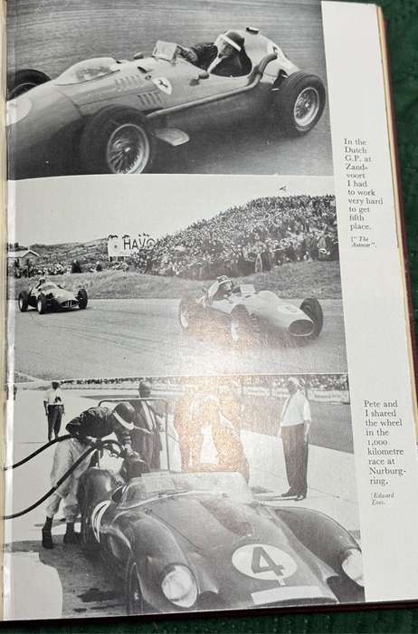 Champion Year Battle for Drivers World Title Mike Hawthorn 1959 signed