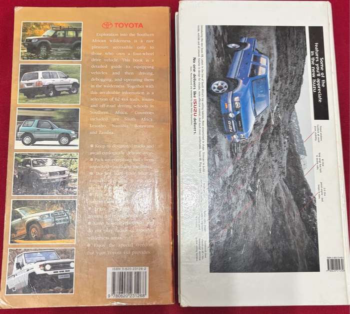 Two books Four-Wheel Drive and Off-Roading in South Africa