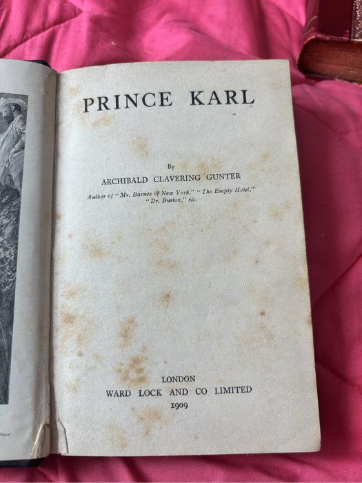 Antique Book Collection x 7 1st Editions 1901-1913 books