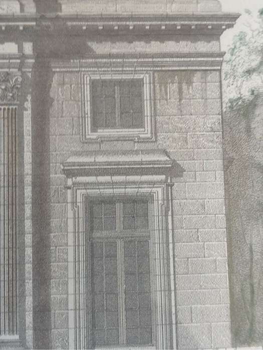 Museum Architectural Art Print Palais du Pitit Trianon by E Obermayer