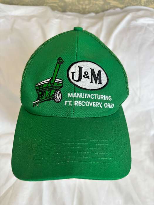Snap Back Hat Green J&M Ohio Made in USA Hat