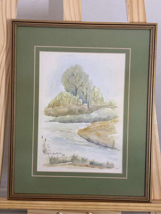 Painting by Pat Schultze Watercolour 24cm x 17cm without frame