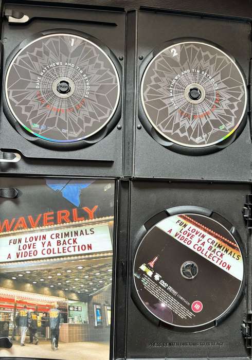 Music DVDs x 2, Dave Matthews and Tim Reynolds, Waverley