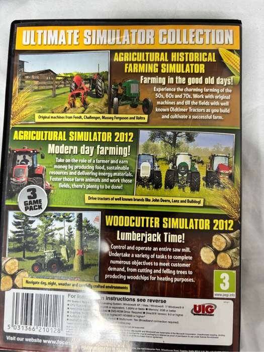 PC DVD and CD Games Combo Zoo Tycoon , Simulator Collection , Hotel Giant