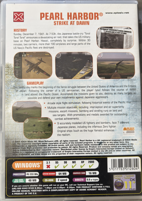PC Games Flight Aviation Jeppsen Chart Training & Pearl Harbour Strike at Dawn