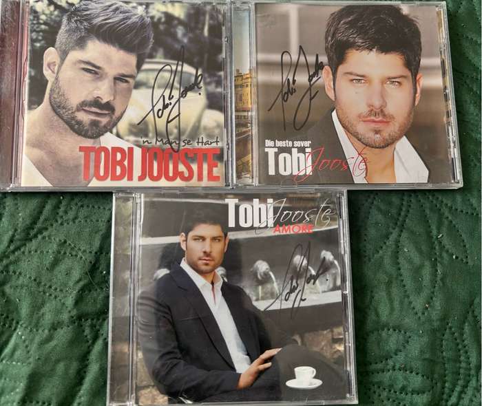 Tobi Jooste Autographed Signed Geteken Drie CDs