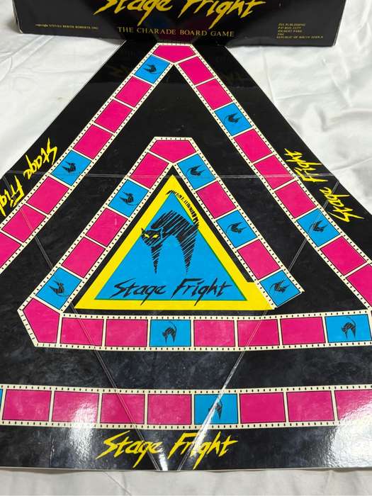 Very Rare Stage Fright Collectable The Charade Board Game