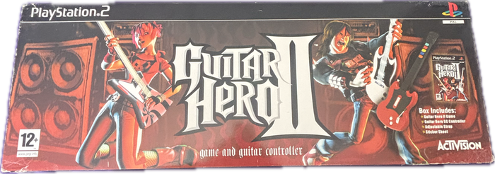 PlayStation 2 Guitar Hero 2 in Box Game and Guitar Controller