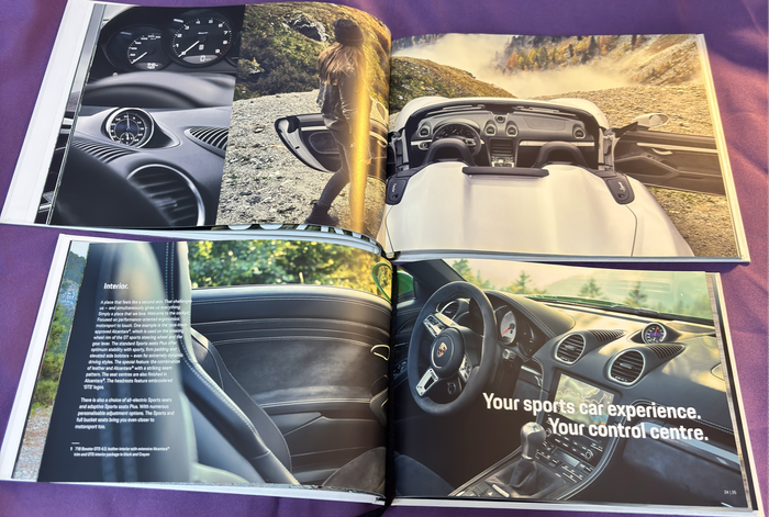 Porsche Books x 2, 718 Spyder & 78 GTS 4.0 Models