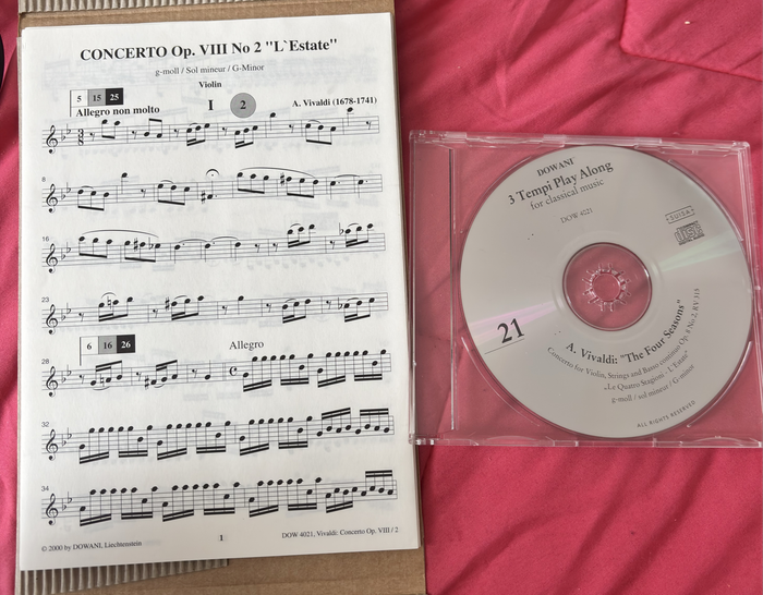 Dowani 3 Tempi Play Along CD & Sheet Music