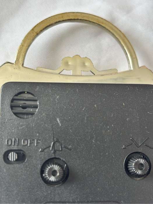 Casio Mini Alarm Bedside Clock Japan Design AA Battery Included