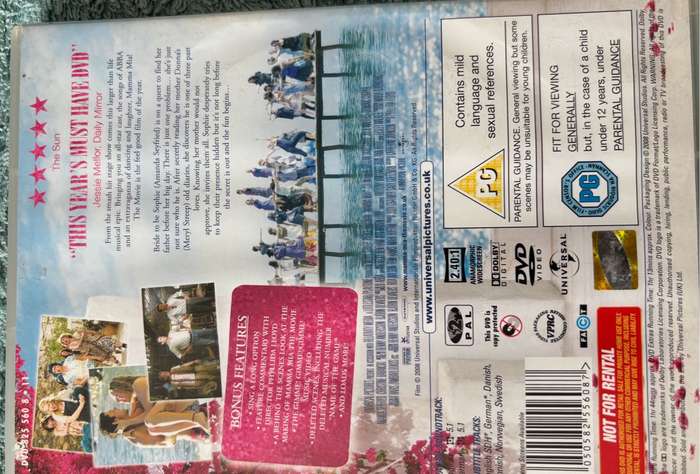 DVD x 4, Pink Panther, Mamma Mia, Weather Man &O Brother Where Art Thou?