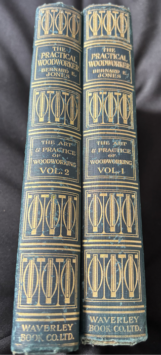Antique Book The Practical Woodworker 1920s by Bernard E Jones
