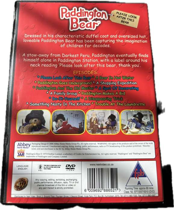 Paddington Bear 3 DVD Box Set Collectable Rare