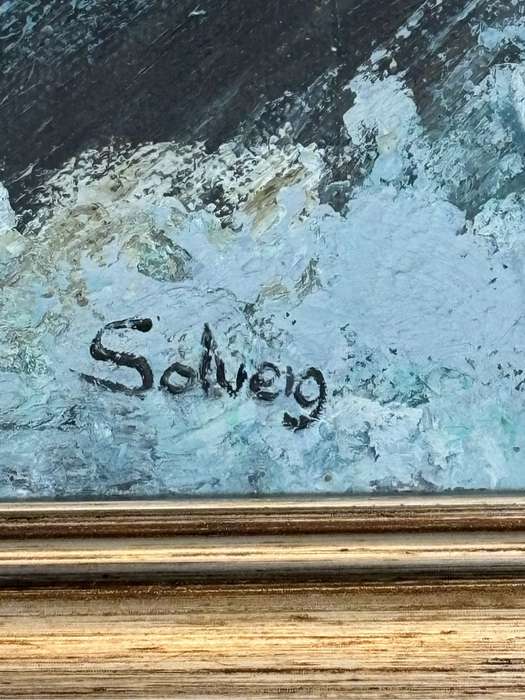 Oil Painting signed by Solveig