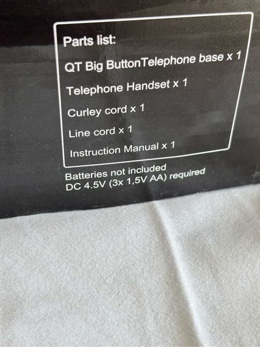 Senior Citizen Desktop Phone QT Big Button Base