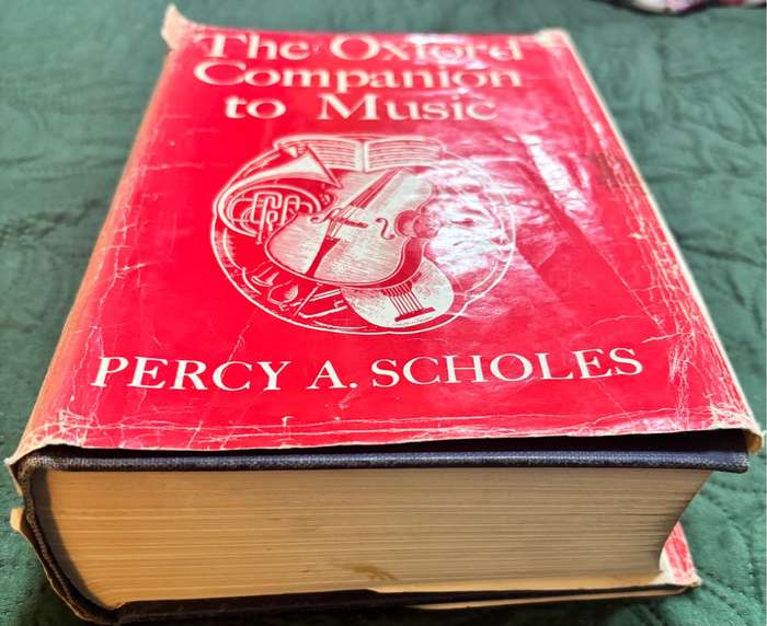 The Oxford Companion to Music by Percy A Scholes 1963 with 185 Plates Rare Collectable