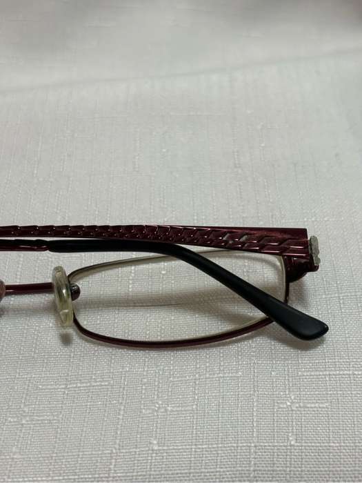 Kaylin Eyeglass Frame Burgandy 52-17 Italian Design