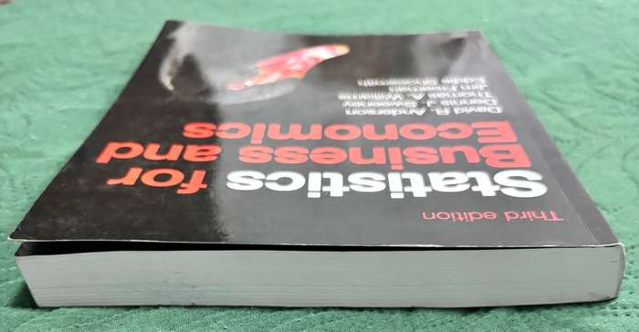 Statistics for Business and Economics 3rd Edition by David R Anderson, Dennis J Sweeney