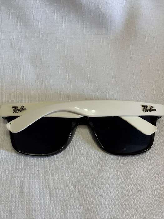 Ray-Ban Black and White Plastic Frame Cat Eye