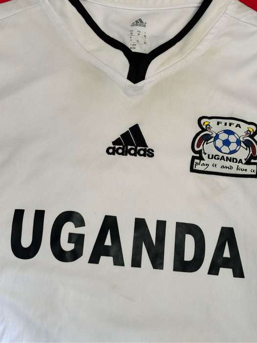 Adidas Uganda National Soccer Team Jersey marked Cranes at back Medium