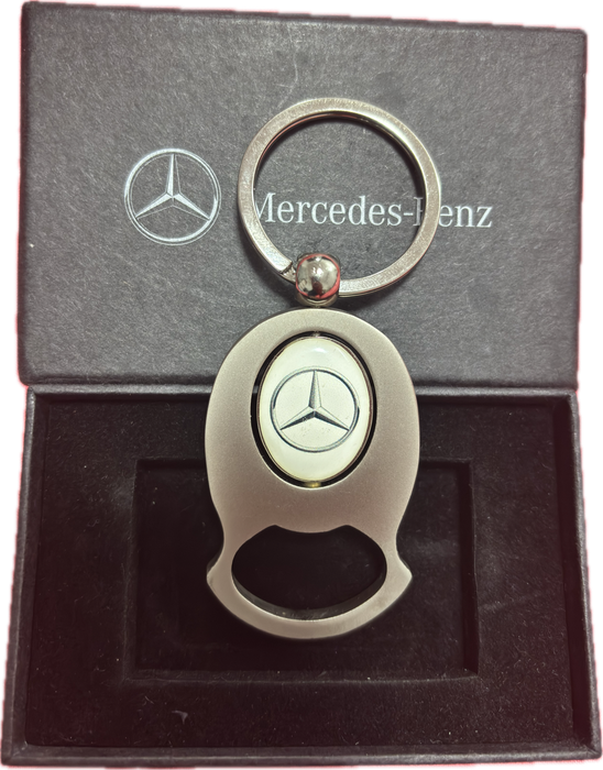 Mercedes Benz OEM Premium Key Chain Ring and Bottle Opener