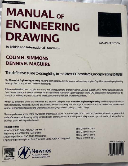 Manual of Engineering Drawing by Colin H. Simmons, Dennis E. Maguire