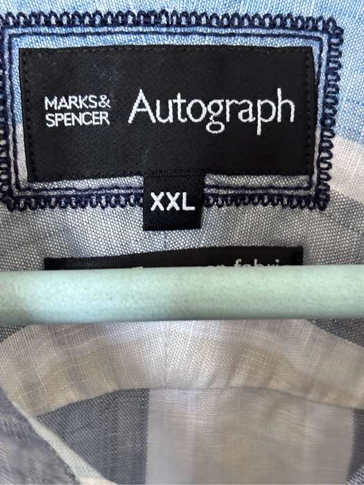 Mark & Spencer Autograph XXL Mens Short Sleeve Shirt