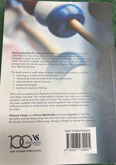 Basic Accounting for non-accountants 2nd Edition  Melanie Cloete