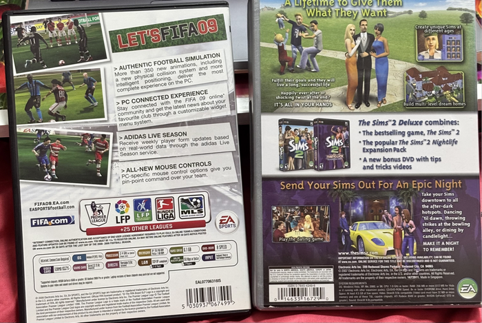 PC Games FIFA 09 & Sims 2 Deluxe