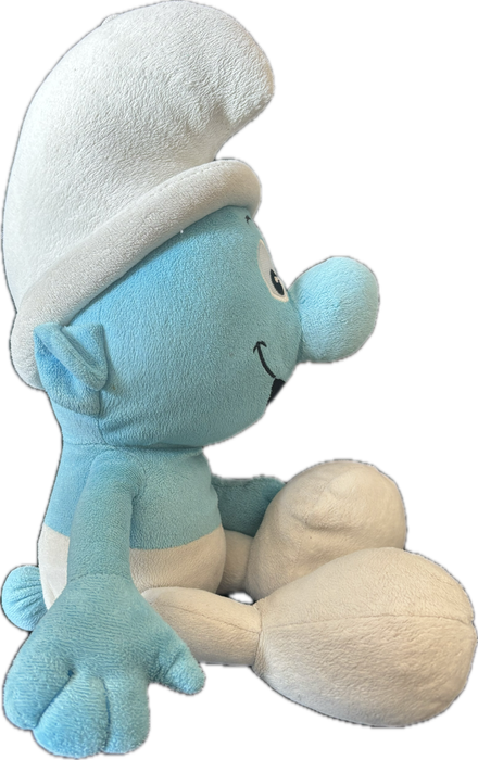 Smurf Big Plush 45cm Long Vintage