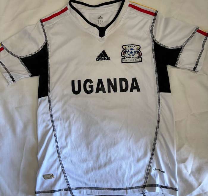 Adidas Uganda National Soccer Team Jersey marked Cranes at back Medium