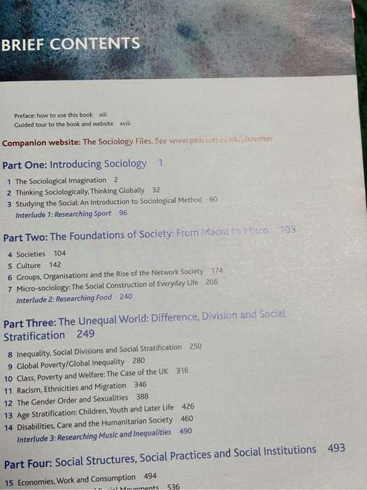 Sociology 5th Edition John J Macionis & Ken Plummer