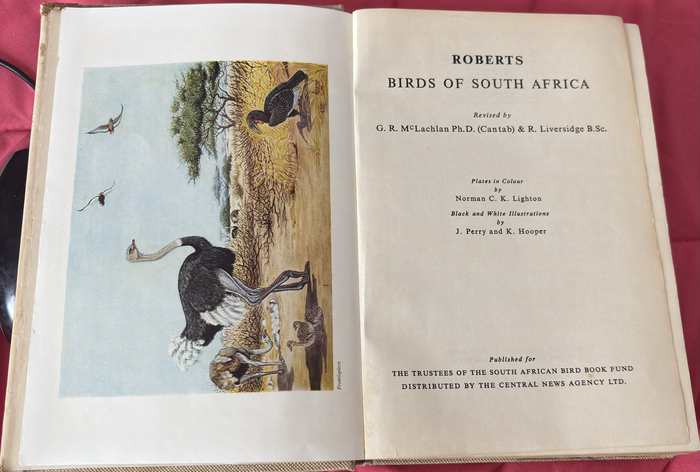 Roberts Birds of South Africa 1958