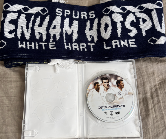 Tottenham Hotspur lot DVD 2012/2013 Season & Original UK Import Scarf